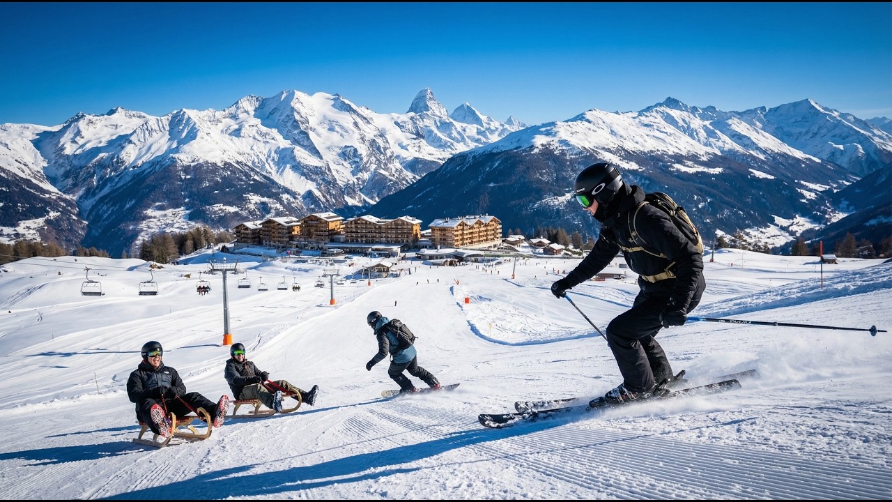 On a testé l’hiver à Thyon–Hérémence : ski, luge et fun garanti
