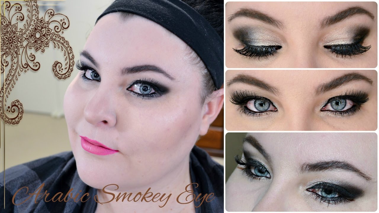 Arabic Inspired Smokey Eyes - Silver & Black