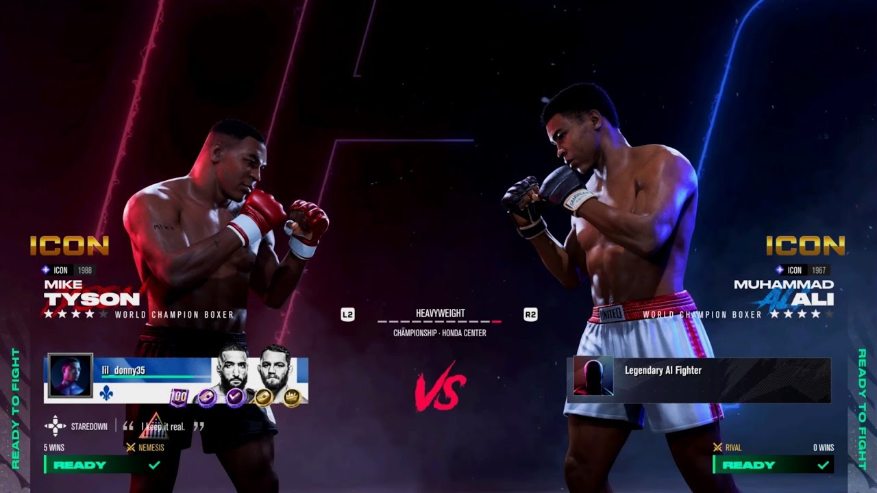 Legendary UFC 5 Mike Tyson vs Muhammad Ali