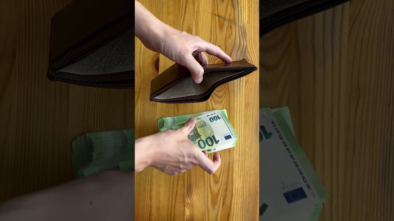 I have a problem: How to fit &euro;15,000 in cash into wallet?