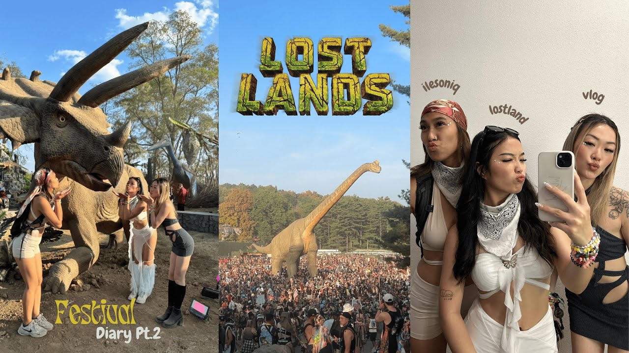 My music festival diary pt.2  🦖 Ilesoniq and Lost Land vlog