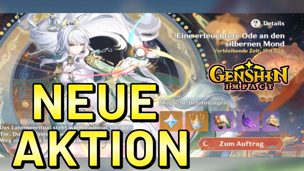 Genshin Impact - Neue Aktion! Eine erleuchtete Ode an den silbernen Mond! Strahlender Mond