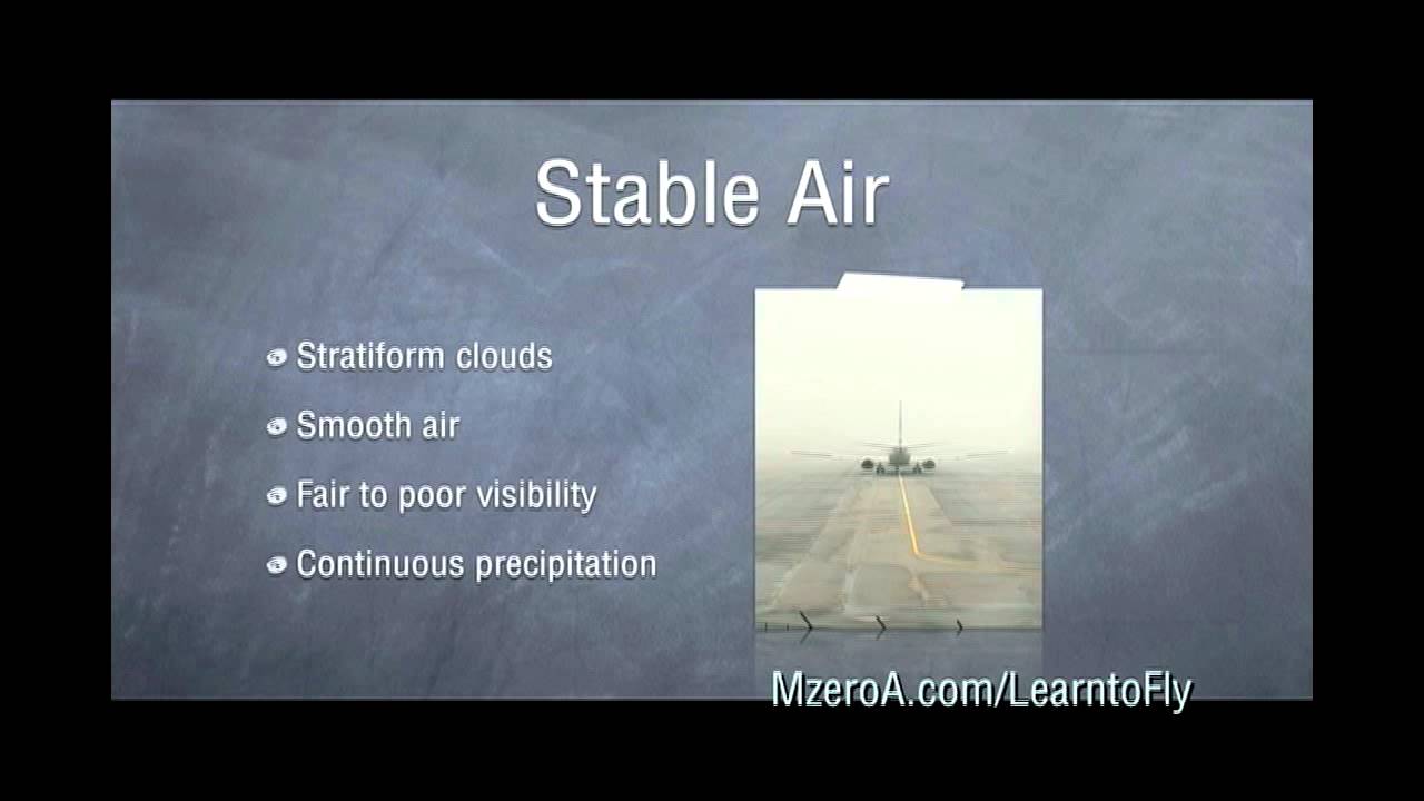 Learn to Fly - Stable vs Unstable air