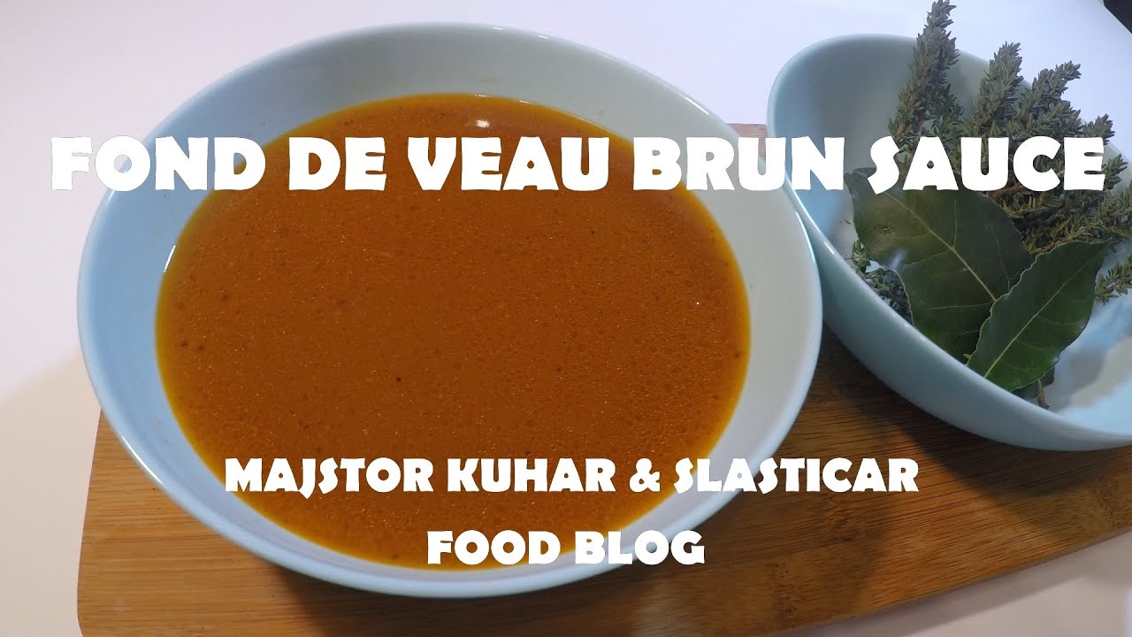 Fond de veau brun sauce recipe