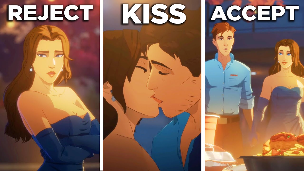 Dispatch — Accept vs Kiss vs Reject Blonde Blazer (ВСЕ ВАРИАНТЫ)