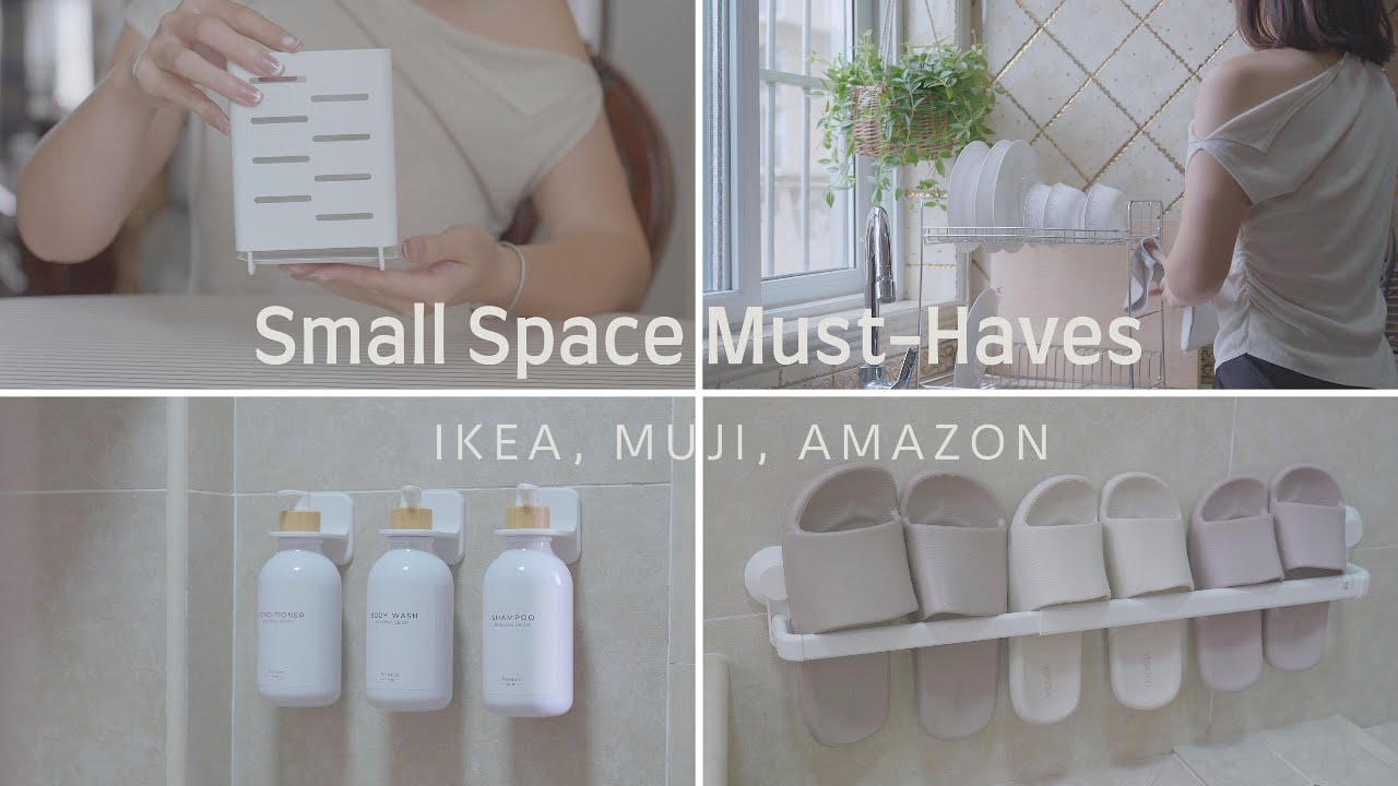 IKEA Finds for Small Spaces 🛍️ | MUJI+Amazon | Organize Parents' Apartment 🏠