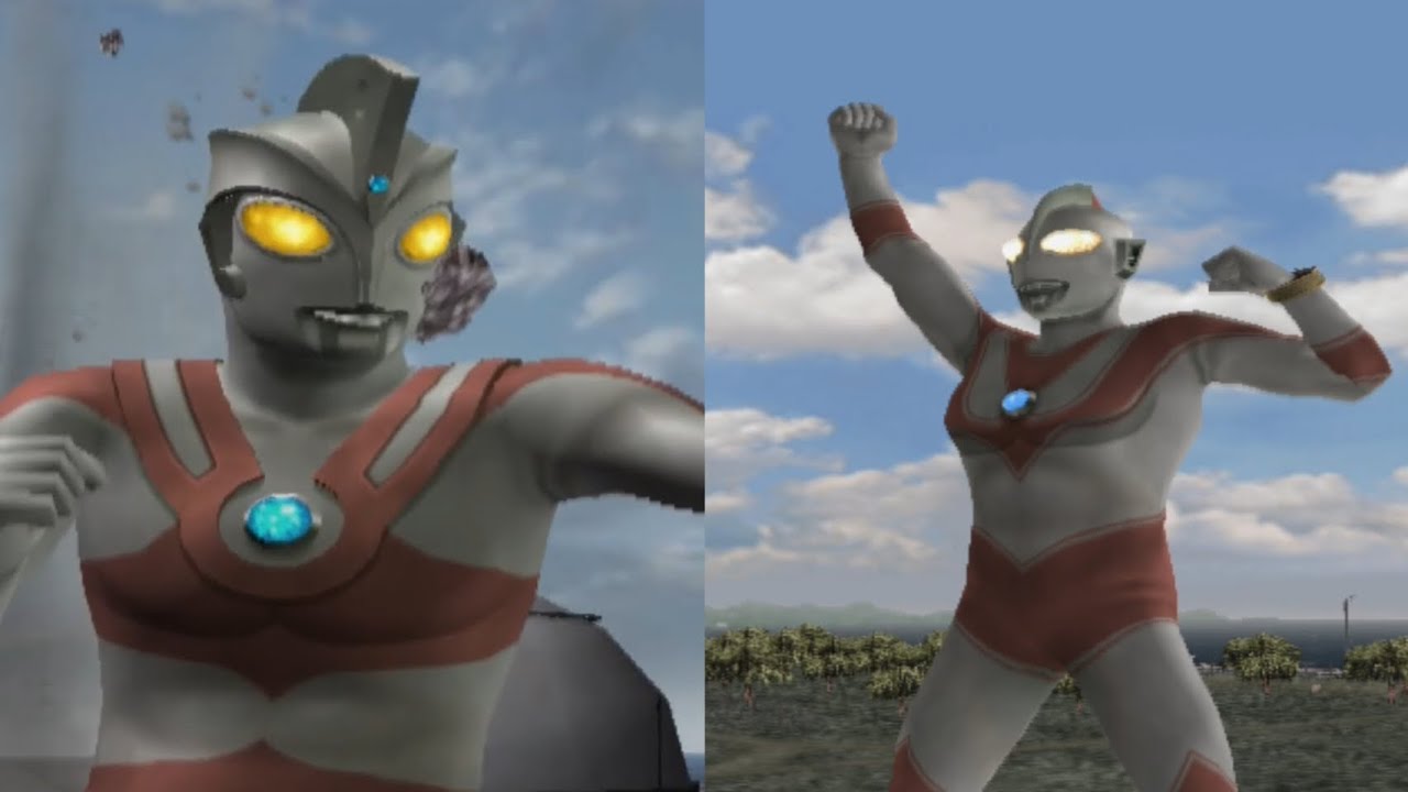 ULTRAMAN FIGHTING EVOLUTION 3~(PLAYSTATION 2)~ULTRAMAN ACE VS ULTRAMAN JACK(HARD)~VERSUS MODE