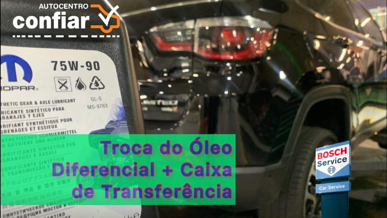 ATENÇÃO! 4X4 da Jeep e Fiat. Complete o óleo do Diferencial Traseiro e da Caixa de Transferência!
