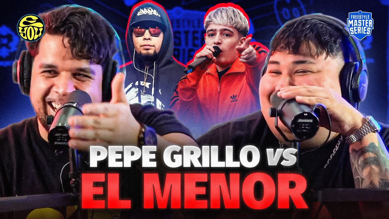 SOY EL MESSI DEL FREESTYLE ESTOY PISANDO AL BICHO! - Reacción a EL MENOR vs PEPE GRILLO! - EYOU TV