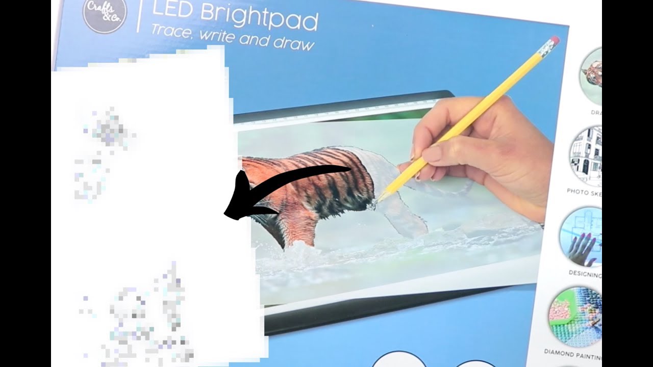 Je Dessine une Future Creation - TEST TABLETTE LED BRIGHTPAD - Tablette Lumineuse ACTION