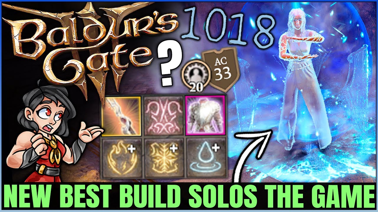 Baldur's Gate 3 - NEW TRUE IMMORTAL INFINITE DAMAGE - Best Sorcerer Wizard Build Guide & Multiclass!