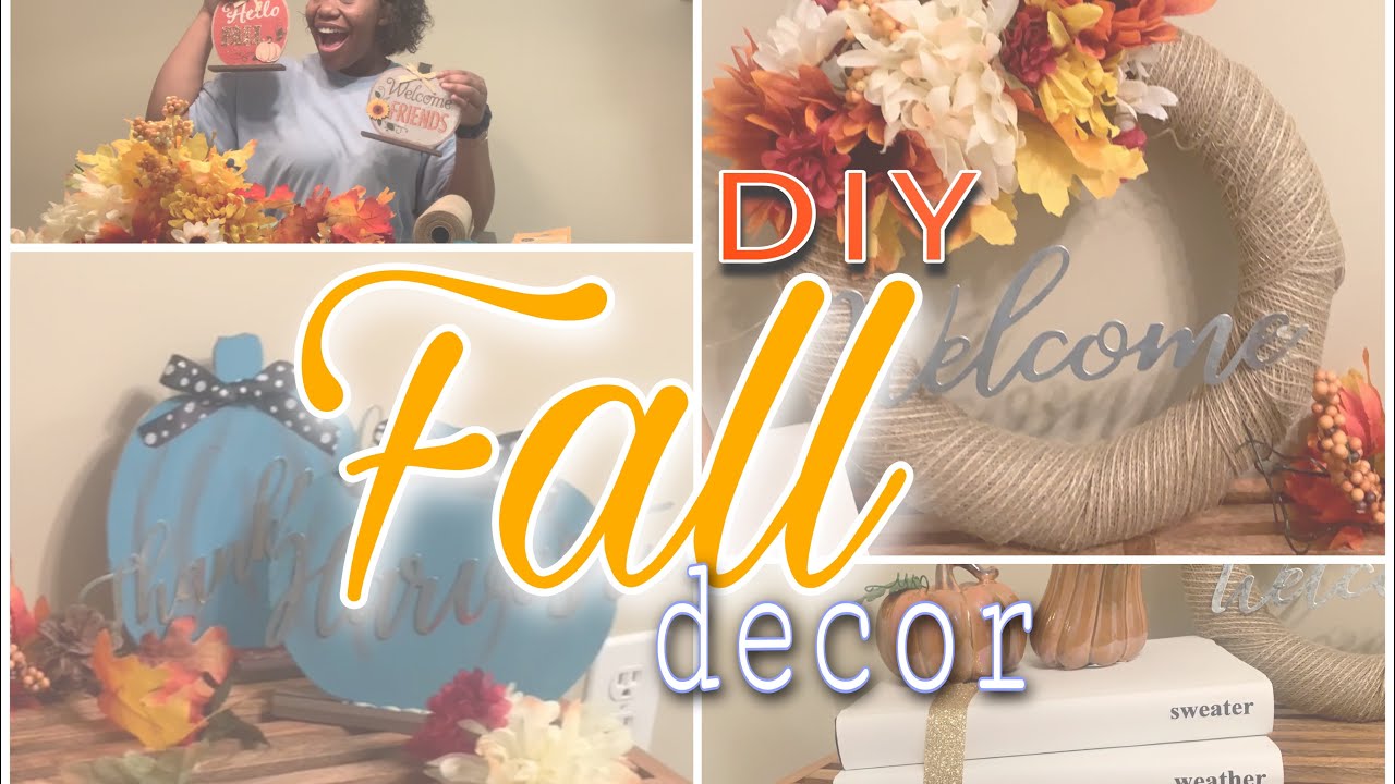 DOLLAR TREE DIY FALL DECOR 2020 || Getting ready for Autumn!!