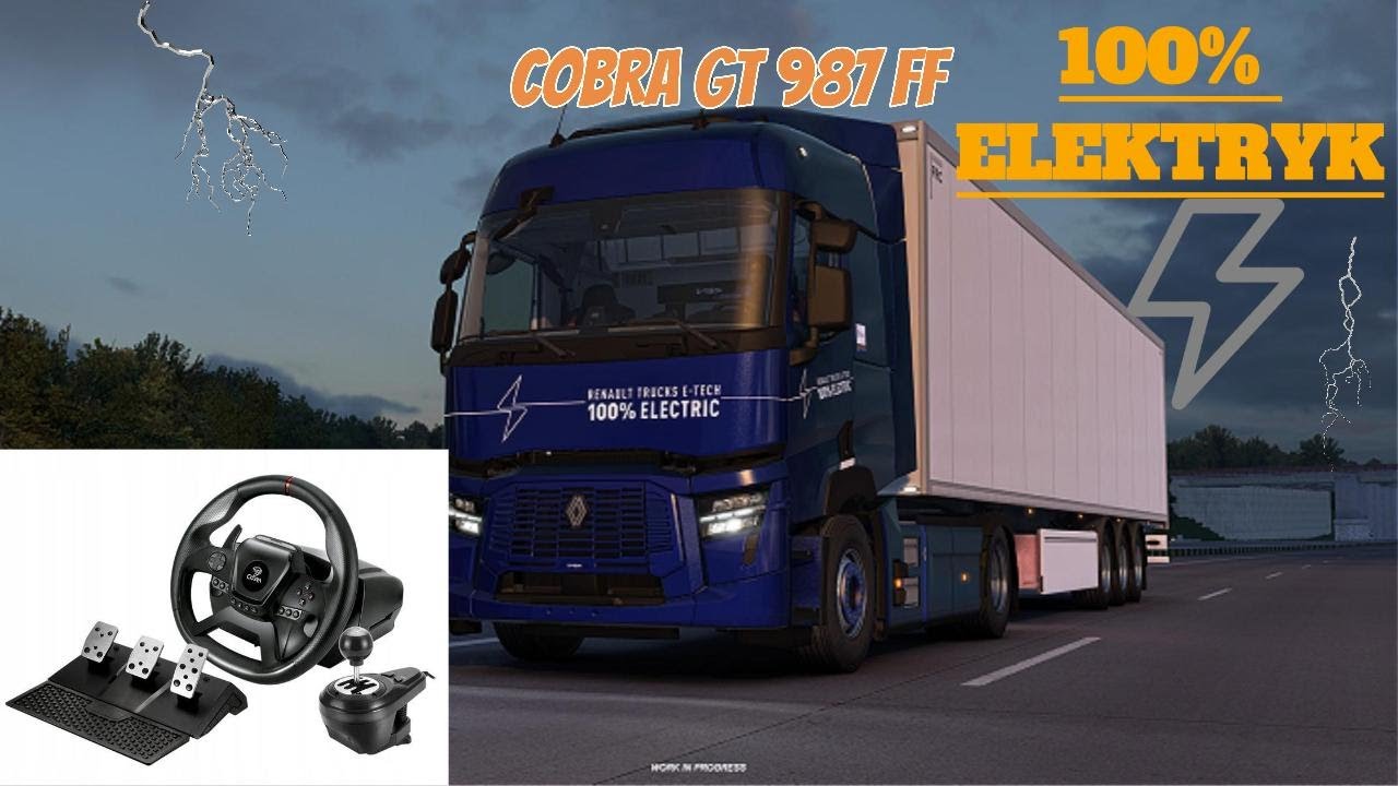 Euro Truck Simulator 2 Kierownica Cobra GT 987 ff