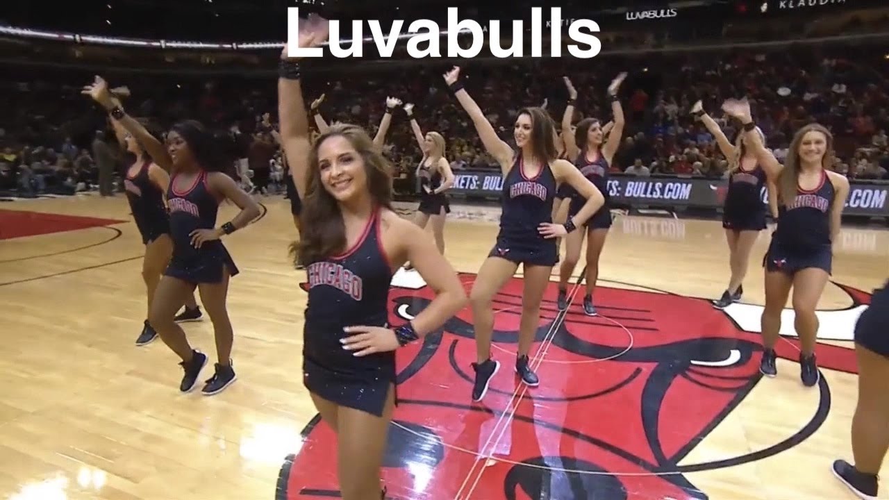 Luvabulls (Chicago Bulls Dancers) - NBA Dancers - 2/22/2020 dance performance - Bulls vs Suns
