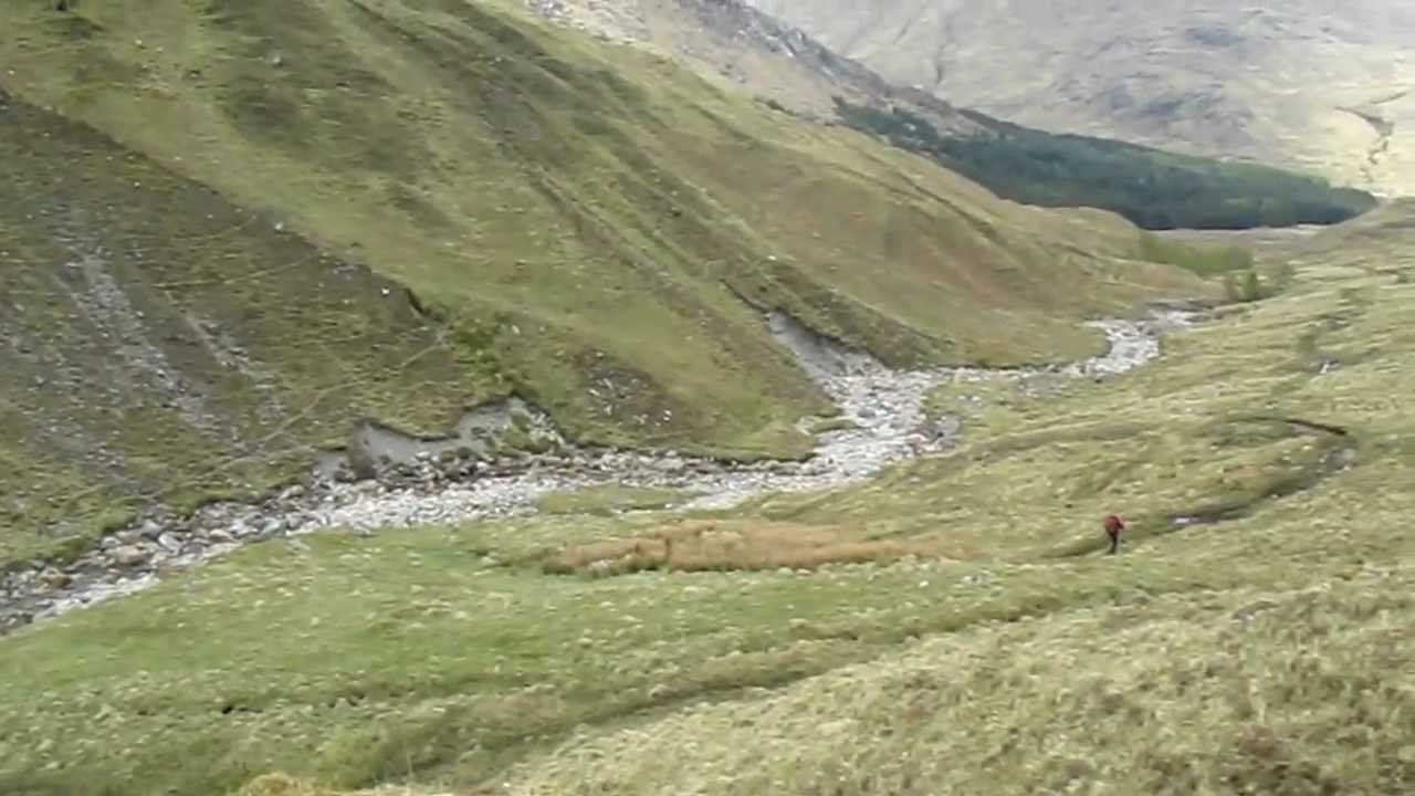 Cape Wrath Trail Guide - Descending Gleann Cuirnean to Glen Dessarry