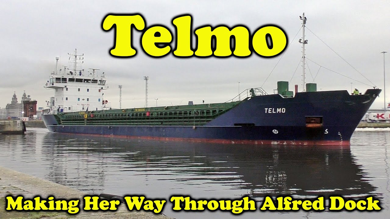 Cargo Ship Telmo Going Through Tower Road Bridge