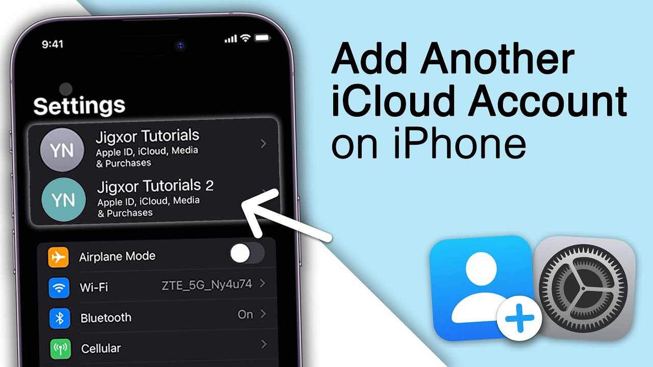 How To Add Another iCloud Account on iPhone! [2024]