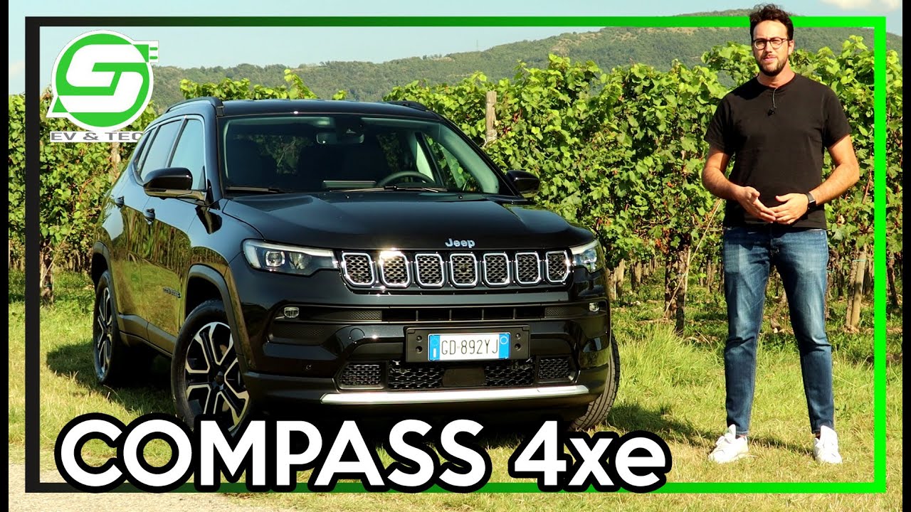 Jeep COMPASS 2021 4xe | Prova e consumi del SUV ibrido plug-in | Test Drive