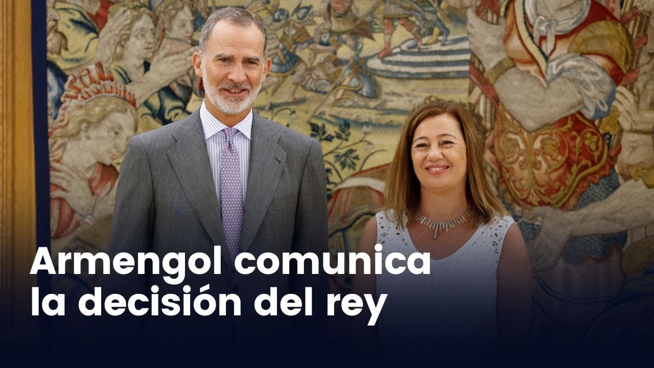 Comparecencia de Francina Armengol tras la ronda de consultas del rey (03/10/2023)