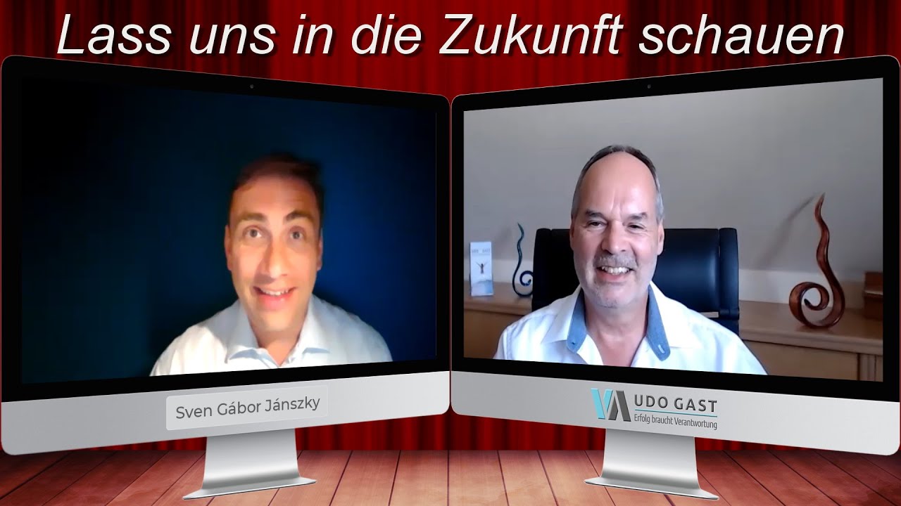 Sven G&aacute;bor J&aacute;nszky bei Udo Gast - Lass uns in die Zukunft schauen