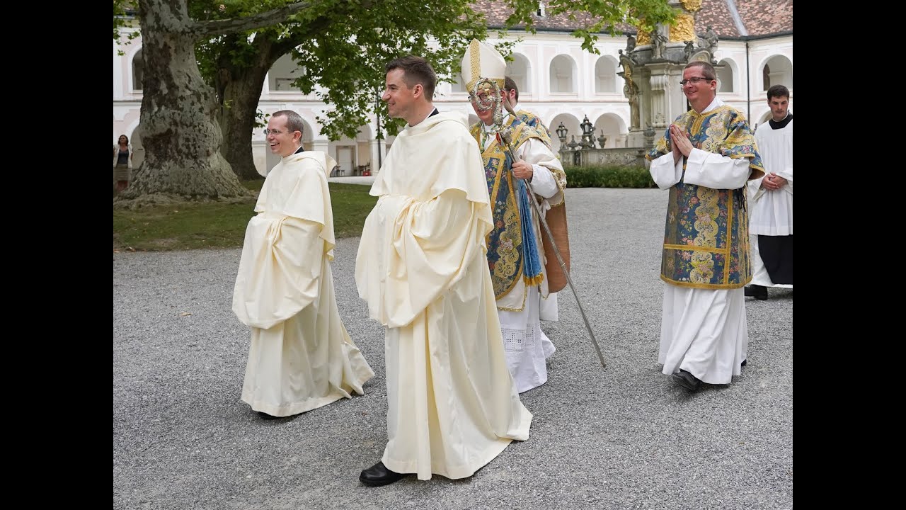 Feierliche Profess von Pater Leopold und Pater Zacharias