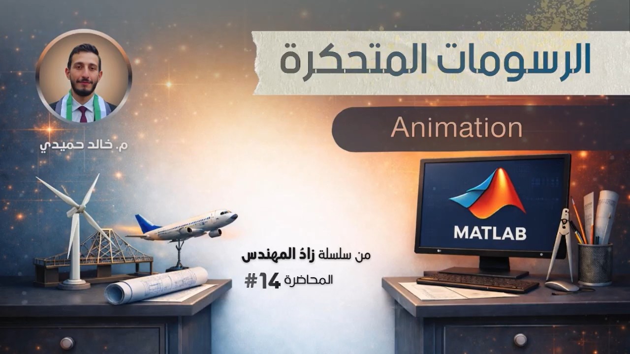 الدرس 14 | الرسومات المتحركة (Animation) في MATLAB