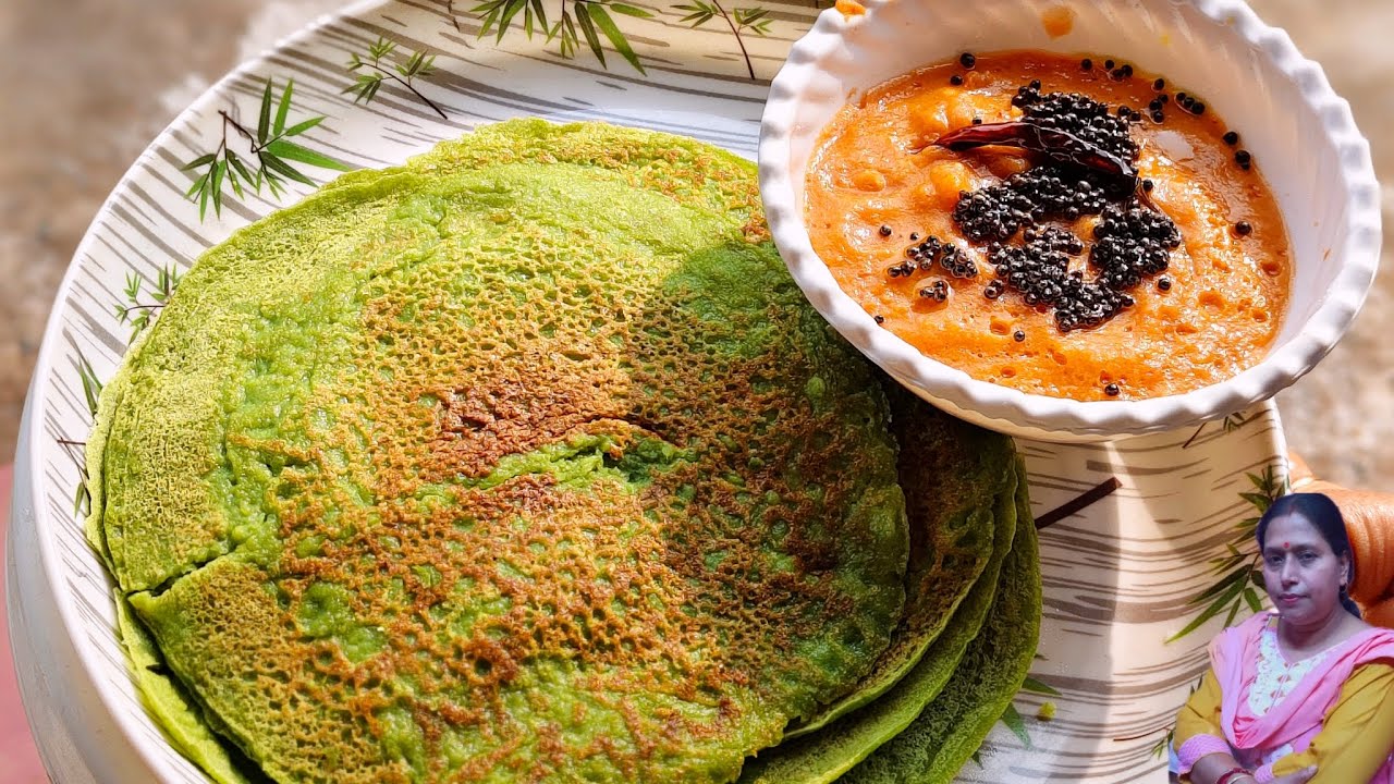 ঘরে থাকা সুজি ও মটরসুঁটি দিয়ে ঝটপট দোসা সাথে চাটনি রেসিপি | Healthy Instant Rava Dosa with Peas | |