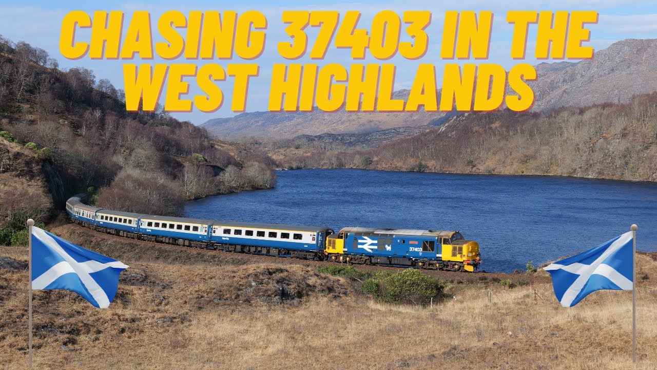 Large Logo Beast 37403 tours around the West Highlands of Scotland on the BWC Two