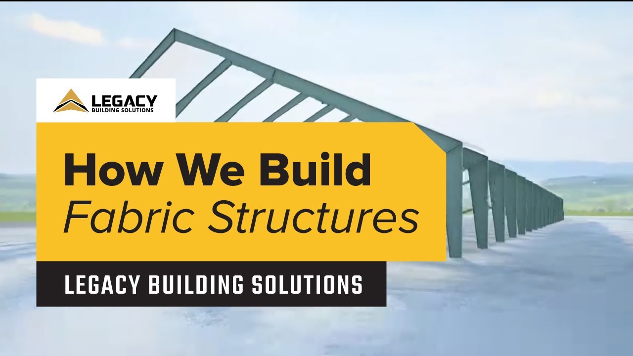 See How We Build MASSIVE Rigid Frame Tension Fabric Buildings