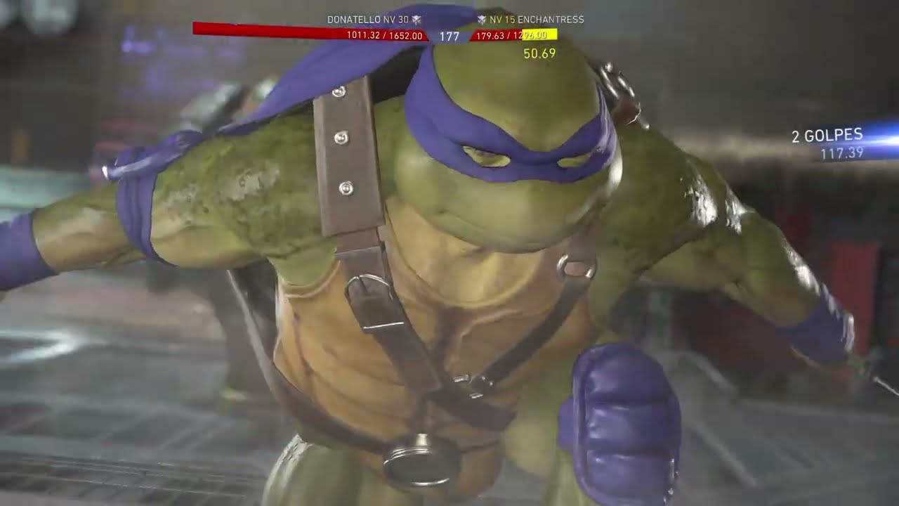 Donatello torneo vs enchantress liga de la Justicia oscura  (muy difícil)