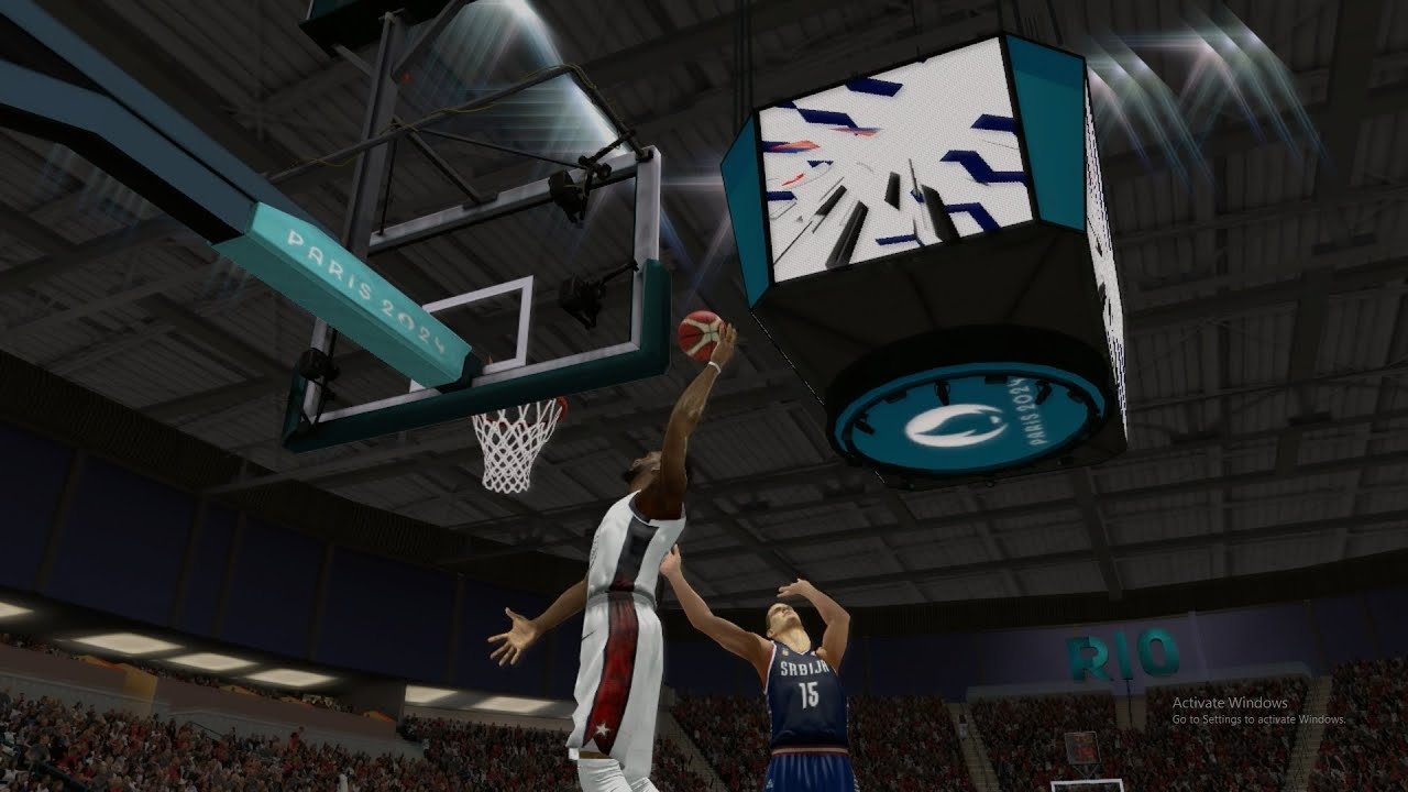 Nba 2k14 Replay: USA vs SERBIA Paris Olympics semifinal 2024 Part 3