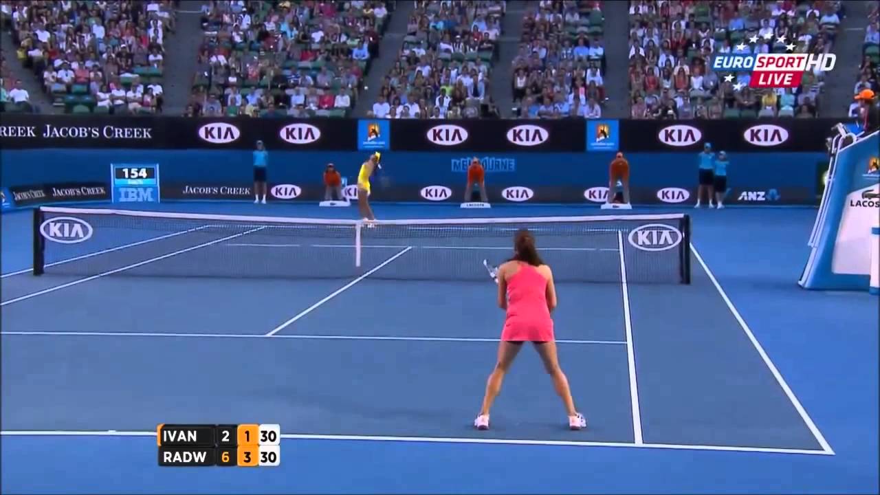 Ana Ivanovic vs Agnieszka Radwańska Australian Open 2013