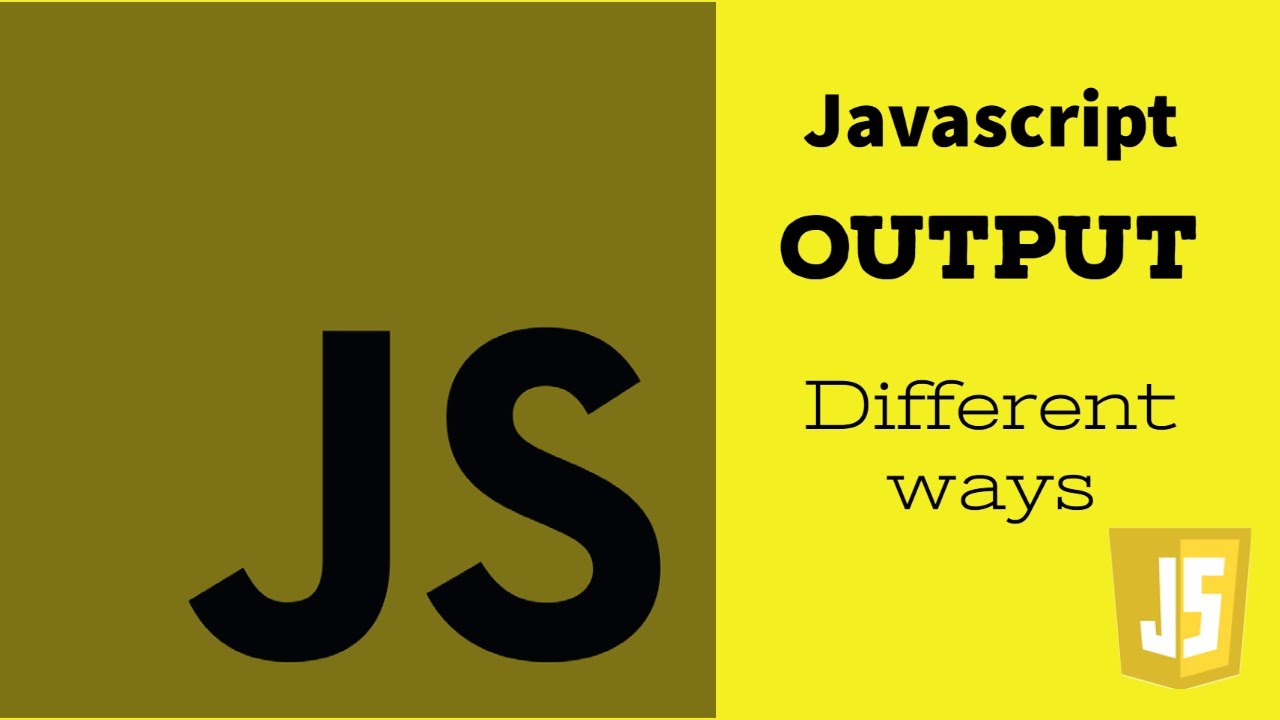#03 Different Ways to Display output Using JavaScript (innerHTML, alert, document.write console.log)