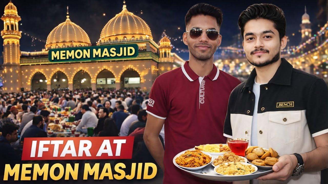 Memon Masjid Iftar Vlog Karachi | Huge Iftar Gathering 😍 Ramadan Special