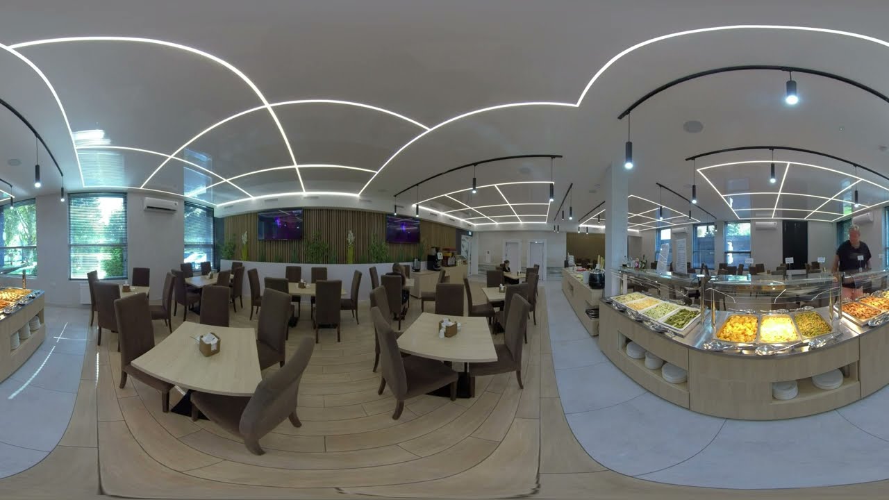 HOLIDAY GOLDEN RESORT 4* (Łazy, Polska) - RESTAURATION - 4K - 360° movie