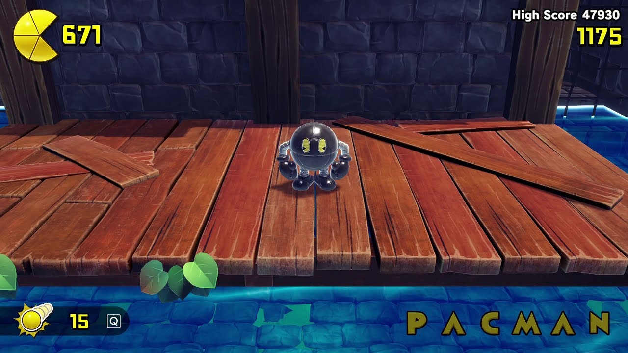Pac-Man World Re-Pac Chrome Noir Chogokin Skin DLC