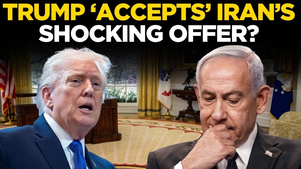 TRUMP LIVE: Trump 'Accepts' Iran's Rare Offer LIVE | Trump SHOCKS Netanyahu | World News LIVE