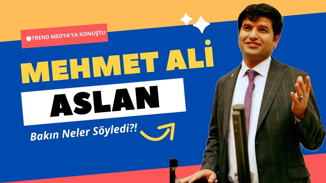MEHMET ALİ ASLAN TREND MEDYA'DA #yrp