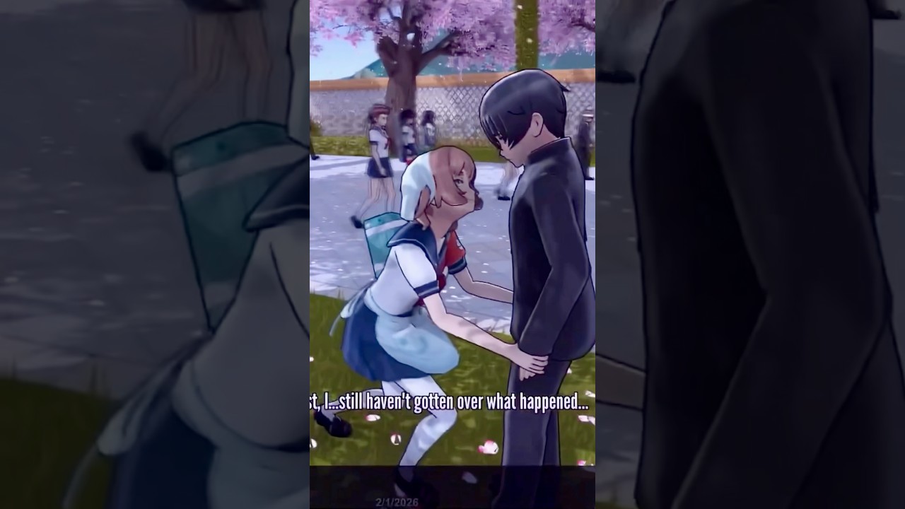 AMAI флиртует с SENPAI в понедельник 💘 #шорты #симуляторяндере