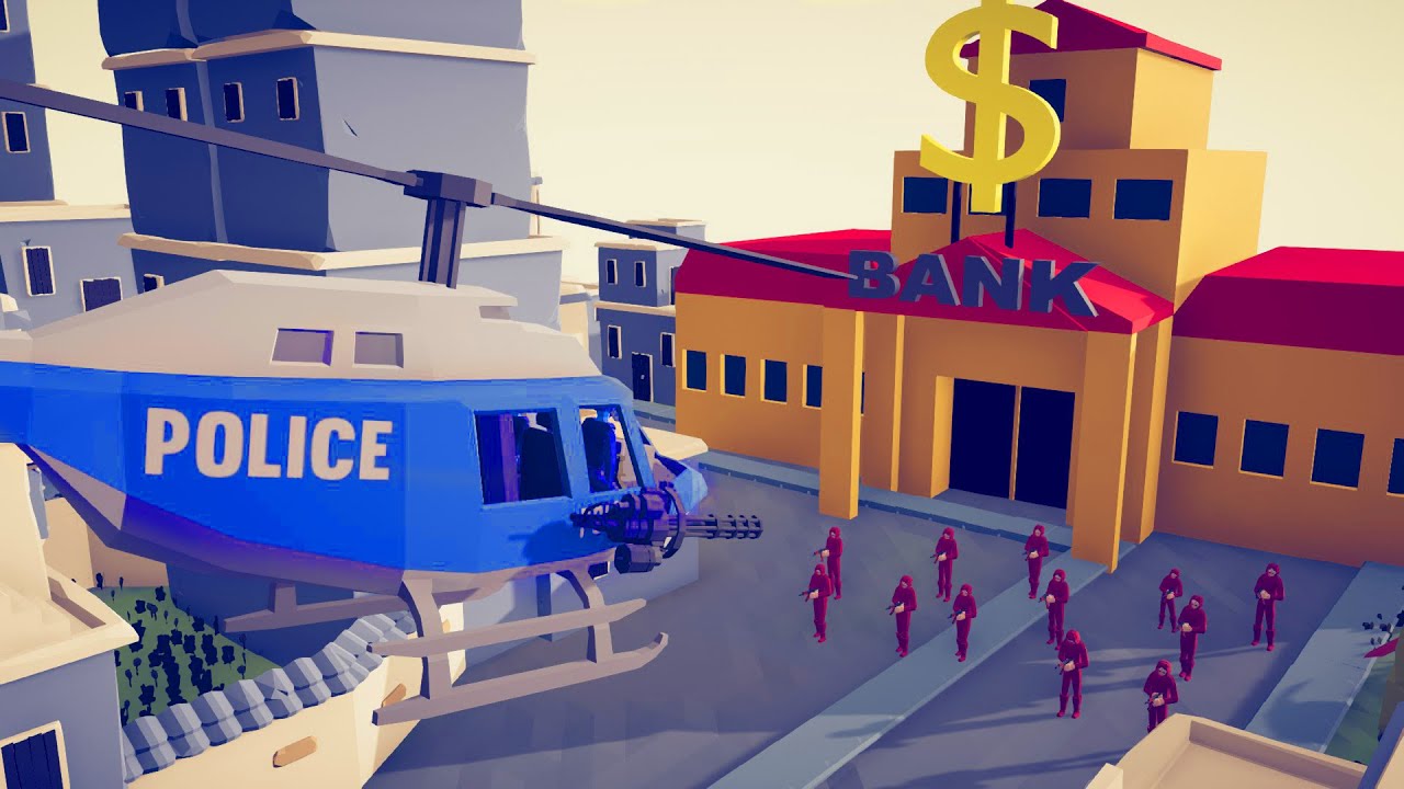 THE POLICE CAN ARREST MONEY HEIST MEMBERS  ??- Totally Accurate Battle Simulator | TABS