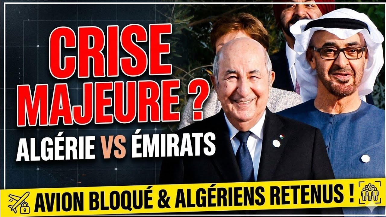 Crise Alger – Abu Dhabi : Avion bloqué, Algériens empêchés de rentrer… une escalade diplomatique ?