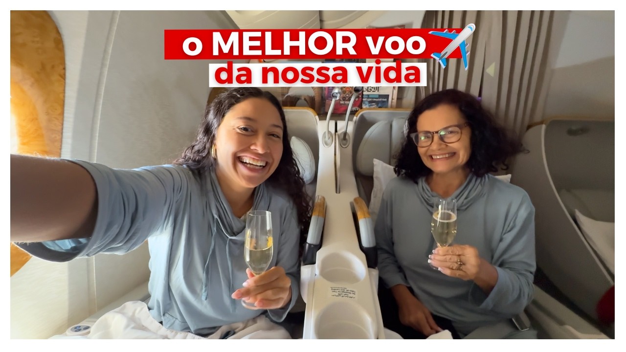 EMIRATES - SURPRESA DE ANIVERSÁRIO NA CLASSE EXECUTIVA RJ X DUBAI