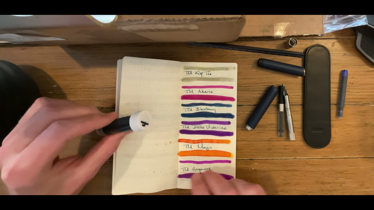 Lamy CC Dialog Fountain Pen (2021) ASMR unboxing and writing, no talking