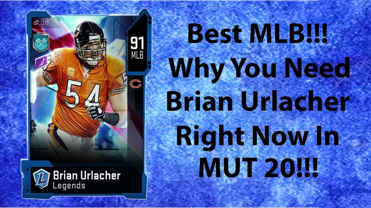 Why You Need To Get Brian Urlacher Right Now In MUT!!!!