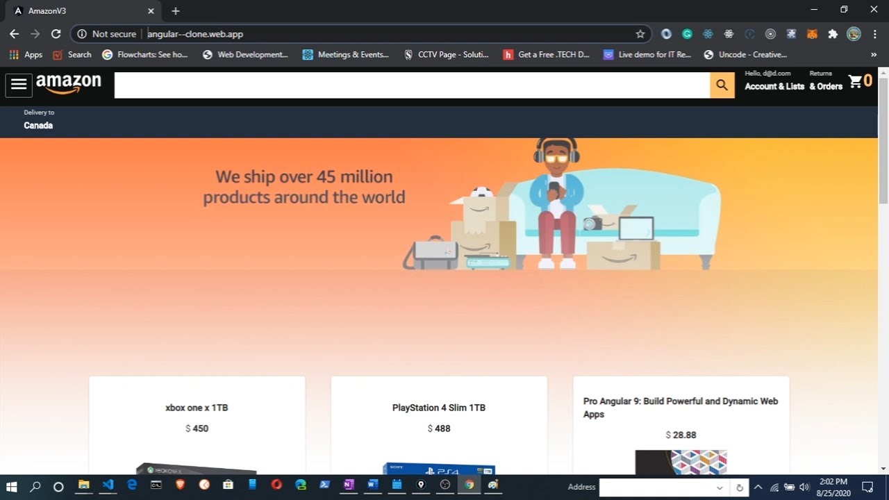 Build an Amazon Clone with ANGULAR for Beginners