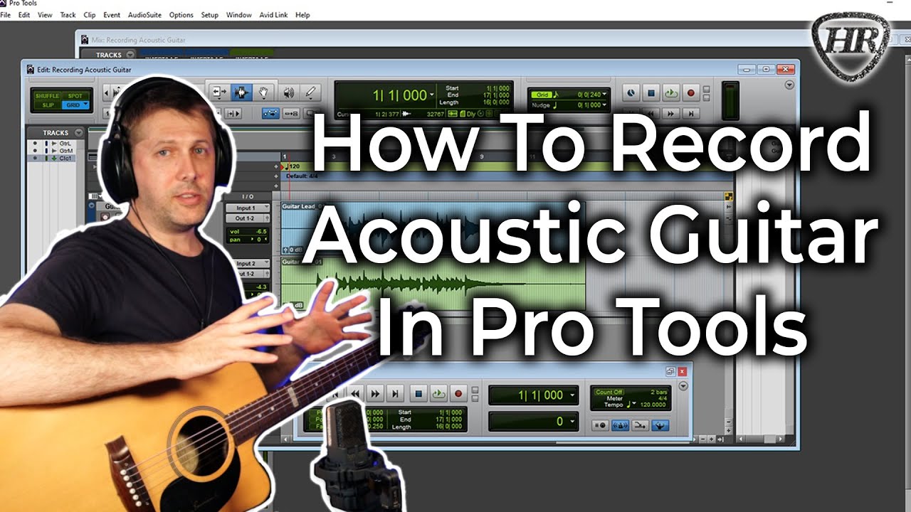 Pro Tools — для начинающих — как записать акустическую гитару