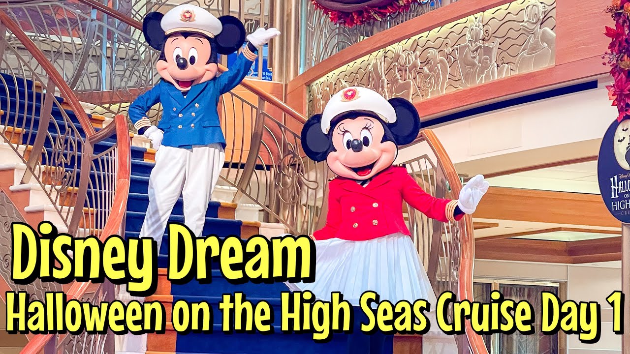 Disney Dream Halloween on the High Seas Cruise Day 1 Vlog