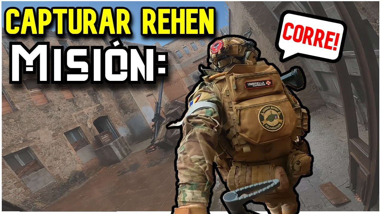 NOS INFILTRAMOS para CAPTURAR AL REHÉN/ COMBATE AIRSOFT