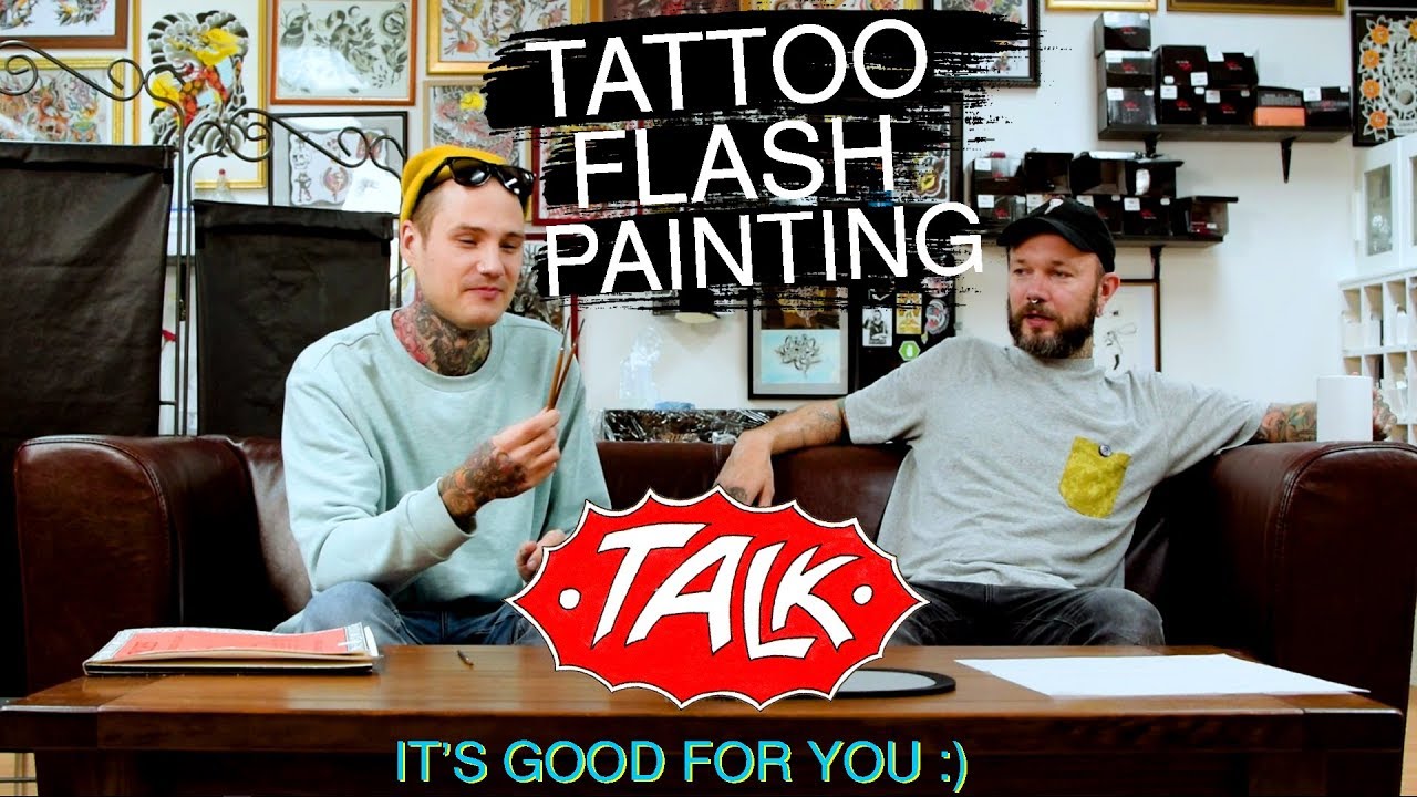 Tattoo Flash Painting - Talk