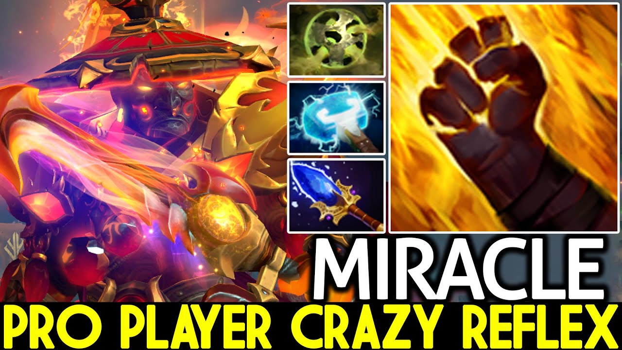 MIRACLE [Ember Spirit] Pro Player Crazy Reflex Dodge Stun Dota 2